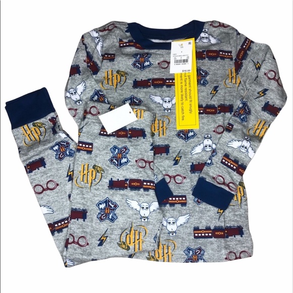 NEW Harry Potter Kids Unisex Pajamas Sleepwear 4 - Picture 3 of 4